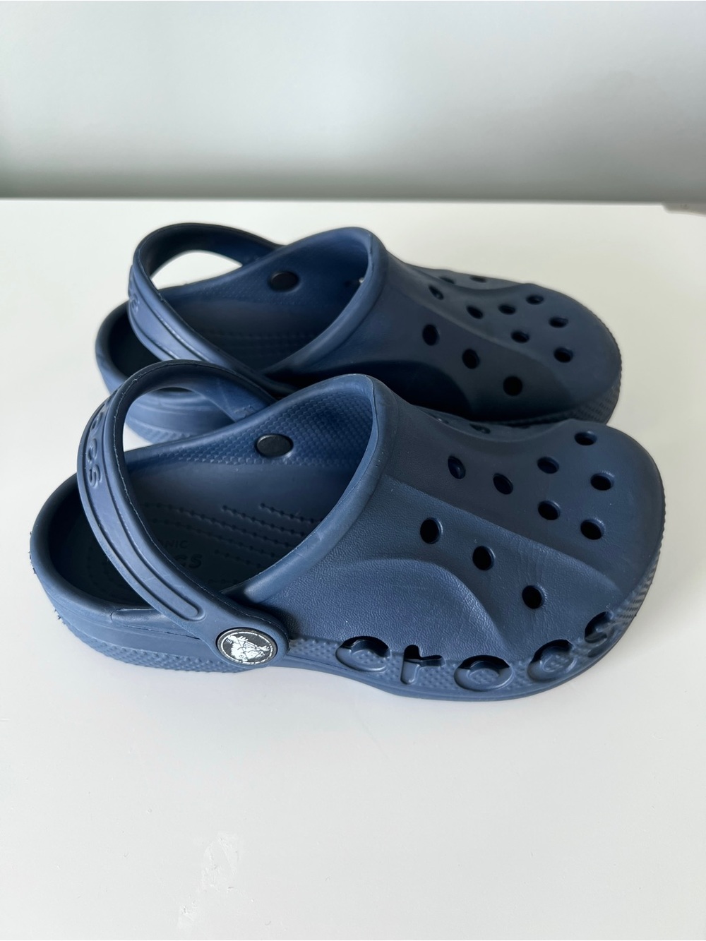 EUC Navy Blue Crocs Clogs - 11 - Picture 4 of 9